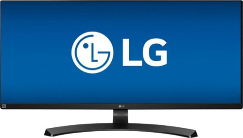 LG - Geek Squad Certified Refurbished 34" IPS LED UltraWide FHD FreeSync Monitor - Black