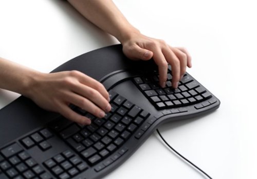 Microsoft Ergonomic Full-size Wired Mechanical Keyboard - Black GLOBAL SHIPPING