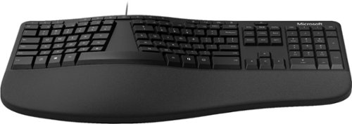 Microsoft Ergonomic Full-size Wired Mechanical Keyboard - Black SHOP ONLINE