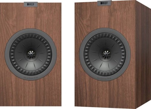 KEF - Q Series 6.5" 2-Way Bookshelf Speakers (Pair) - Walnut