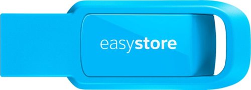 WD - Easystore 64GB USB 2.0 Flash Drive - Blue
