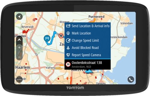 TomTom GO Supreme 6 GPS with Built-In Bluetooth, Map and Traffic Updates - Black WORLDWIDE DELIVERY