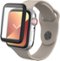 ZAGG - InvisibleShield GlassFusion Screen Protector for Apple Watch Series 4, Series 5, SE, Series 6 44mm - Clear-Angle_Standard 