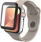 ZAGG - InvisibleShield GlassFusion Screen Protector for Apple Watch Series 4, Series 5, SE, Series 6 44mm - Clear-Angle_Standard