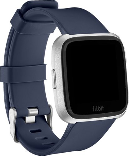 Modal™ - Silicone Watch Band for Fitbit Versa 2, Fitbit Versa and Fitbit Versa Lite - Navy Blue