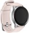 Modal™ - Silicone Watch Band for Samsung Galaxy Watch, Galaxy Watch3, Galaxy Watch4, Galaxy Active, and Galaxy Active 2 - Soft Pink-Angle_Standard