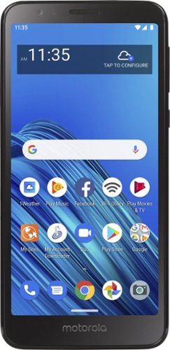 Simple Mobile - Motorola Moto E6 with 16GB Memory Prepaid Cell Phone-Front_Standard 