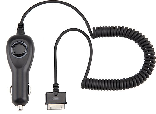  Dynex™ - Apple® 30-Pin Vehicle Charger - Black