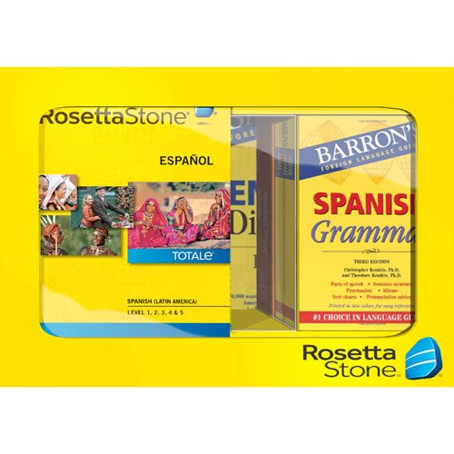  Rosetta Stone TOTALe: Spanish (Latin America) Level 1-5 Set Bundle