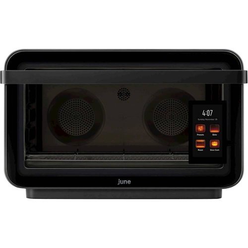 June Oven - 7-in-1 Smart Convection Oven Gourmet Package - Metallic Silver-Front_Standard 