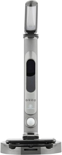 LumiCharge - All-in-One LED Desk Lamp, Wireless Charger, and Universal Phone Charging Station - Silver/Metallic Gray-Front_Standard 