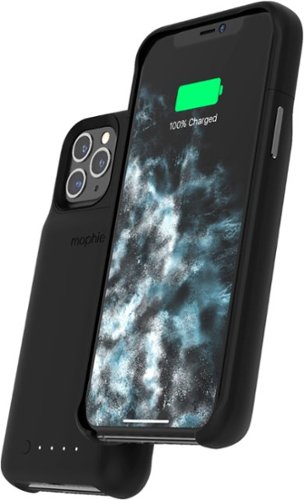 mophie - Juice Pack Access External Battery Case with Wireless Charging for Apple® iPhone® 11 Pro - Black-Front_Standard 