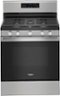 Whirlpool - 5.0 Cu. Ft. Freestanding Gas Convection Range with Self-Cleaning - Stainless Steel-Front_Standard