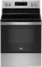 Whirlpool - 5.3 Cu. Ft. Freestanding Electric Convection Range with Self-High Heat Cleaning Method and Frozen Bake - Stainless Steel-Front_Standard