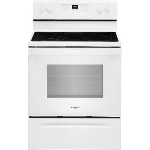  Whirlpool - 5.3 Cu. Ft. Freestanding Electric Range with Self-Cleaning and Frozen Bake