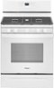 Whirlpool - 5.0 Cu. Ft. Freestanding Gas Range with Self-Cleaning and SpeedHeat Burner - White-Front_Standard