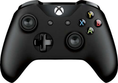 Microsoft - Geek Squad Certified Refurbished Wireless Controller for Xbox One and Windows 10 - Black