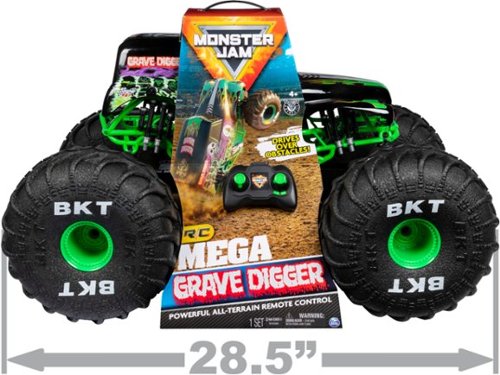 Monster Jam - Mega Grave Digger - Black-Front_Standard 