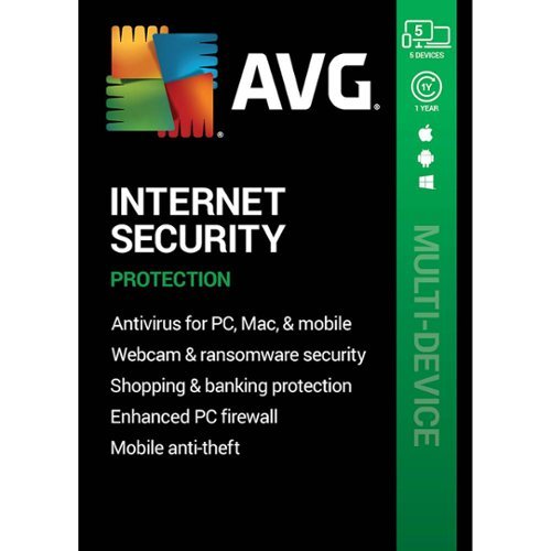 AVG Internet Security (5 Devices) (1-Year Subscription) [Digital]