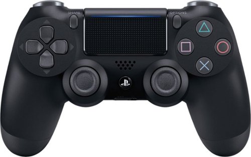 Sony - Geek Squad Certified Refurbished DualShock 4 Wireless Controller for PlayStation 4 - Jet Black