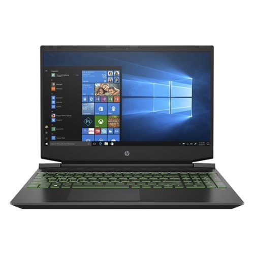 HP - 15.6" Gaming Laptop - AMD Ryzen 5 - 8GB Memory - NVIDIA GeForce GTX 1050 - 512GB Solid State Drive - Shadow Black-Front_Standard 