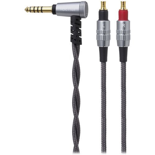 Audio-Technica - 4' Headphones Cable - Black