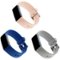 WITHit - Silicone Band for Fitbit Charge 3 and Charge 4 (3-Pack) - Navy/Blush Pink/Light Gray-Angle_Standard