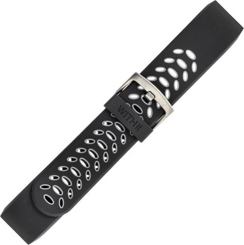 WITHit Silicone Sport Band for Fitbit Charge 2 - Black/Gray WORLDWIDE DELIVERY
