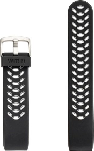 WITHit Silicone Sport Band for Fitbit Charge 2 - Black/Gray GLOBAL SHIPPING