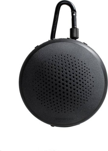 Boompods - Fusion Portable Bluetooth Speaker - Black-Front_Standard