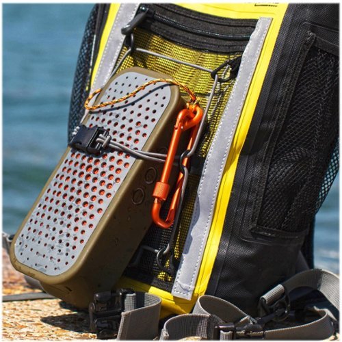 Boompods Blockblaster Portable Bluetooth Speaker - Green/Orange GLOBAL SHIPPING