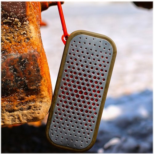 Boompods Blockblaster Portable Bluetooth Speaker - Green/Orange HOW TO BUY