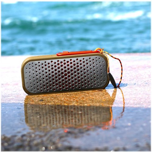 Boompods Blockblaster Portable Bluetooth Speaker - Green/Orange WHERE TO BUY
