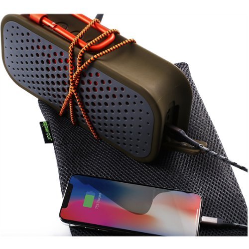 Boompods Blockblaster Portable Bluetooth Speaker - Green/Orange SHOP ONLINE