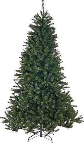 Noble House - 7' Noble Fir Unlit Hinged Artificial Christmas Tree - Green-Front_Standard 