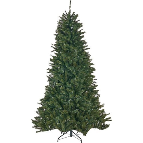 Noble House - 7.5' Noble Fir Pre-Lit Hinged Artificial Christmas Tree - Green + Multi Lights-Alt_View_Standard_14 