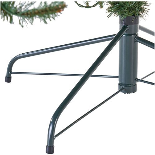 Noble House - 7.5' Norway Spruce Pre-Lit Hinged Artificial Christmas Tree - Green + Multi Lights-Alt_View_Standard_14 