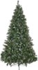 Noble House - 7' Mixed Spruce Unlit Hinged Artificial Christmas Tree with Frosted Branches, Red Berries and Frosted Pinecones - Green-Front_Standard