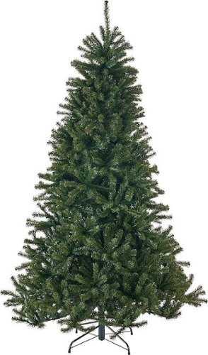 Noble House - 9' Noble Fir Unlit Hinged Artificial Christmas Tree - Green