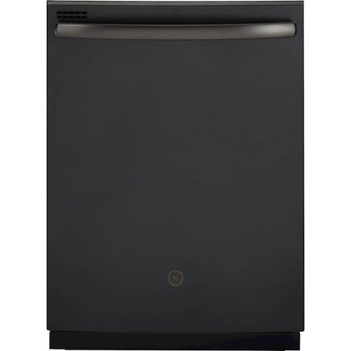 GE - Top Control Built-In Dishwasher with 3rd Rack, 50dBA - Black slate