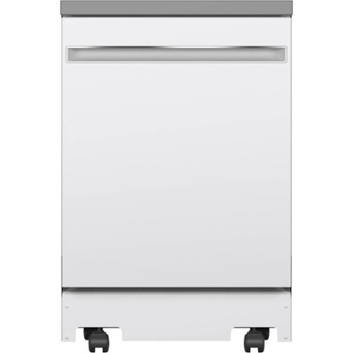 GE - 24" Portable Dishwasher - White