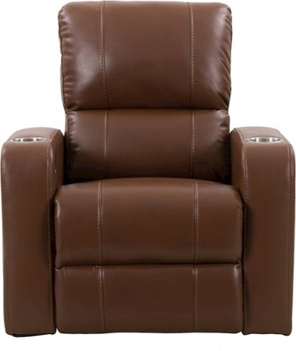 CorLiving - Power Recline Home Theater Seating - Brown