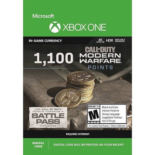 Call of Duty: Modern Warfare 1,100 Points - Xbox One [Digital]-Front_Standard 