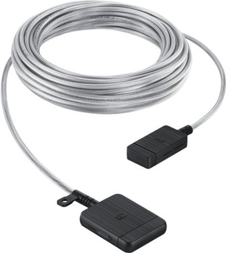 Samsung - One Invisible Connection 49' Fiber-Optic Cable - Transparent