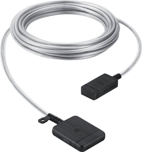 Samsung - One Invisible Connection 33' Fiber-Optic Cable - Transparent