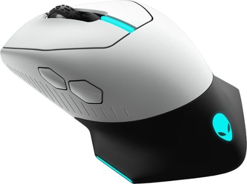 Alienware AW610M-L Wired/Wireless Optical Gaming Mouse with RGB Lighting - Wireless - Lunar Light WORLDWIDE DELIVERY