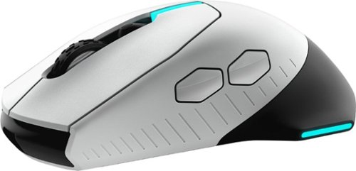 Alienware AW610M-L Wired/Wireless Optical Gaming Mouse with RGB Lighting - Wireless - Lunar Light HOW TO BUY
