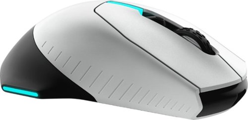 Alienware AW610M-L Wired/Wireless Optical Gaming Mouse with RGB Lighting - Wireless - Lunar Light WHERE TO BUY