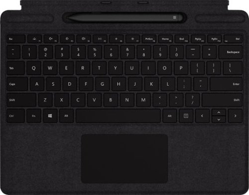Microsoft - Surface Pro X Signature Keyboard with Slim Pen - Black
