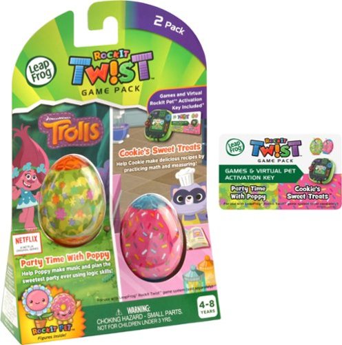 Trolls Party Time With Poppy and Cookie's Sweet Treats Bundle Standard Edition - LeapFrog RockIt Twist